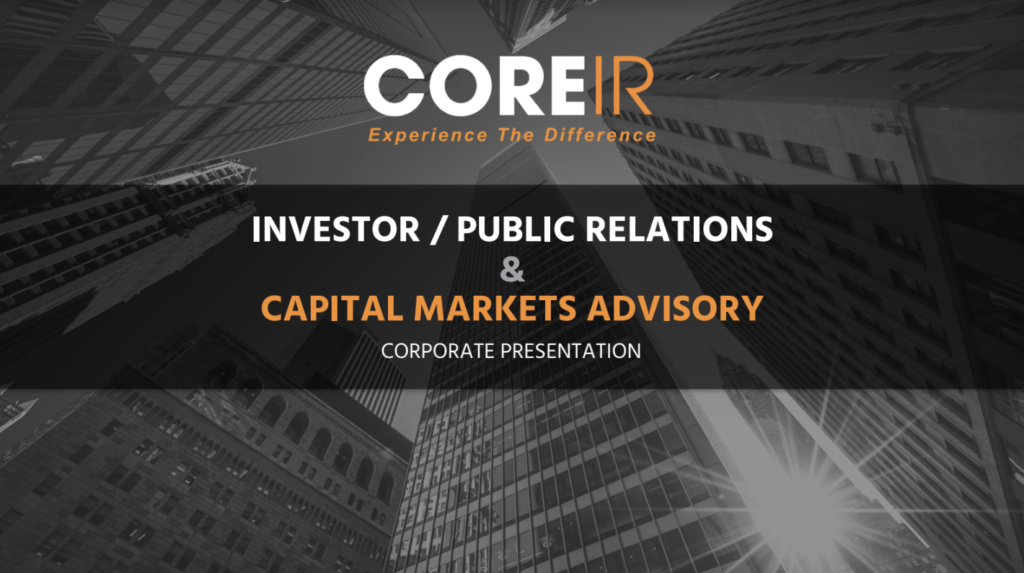 View Investor and Public Relations Deck